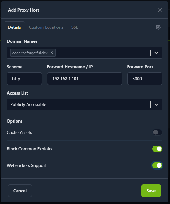 Configure Nginx Proxy Manager with Wildcard SSL Certificate on Unraid