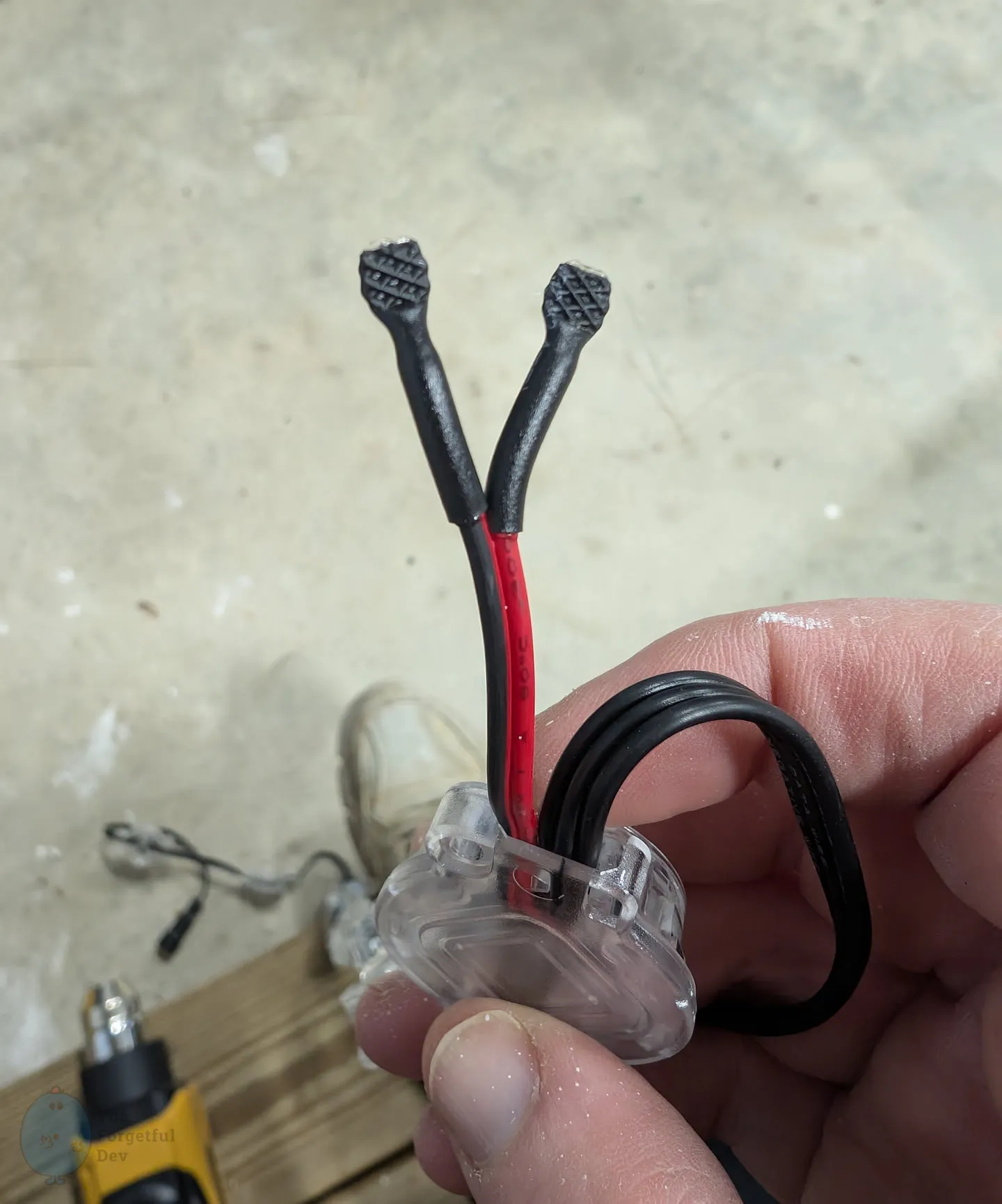 Safe for install, but still long enough to use if the need ever arises (it won't).