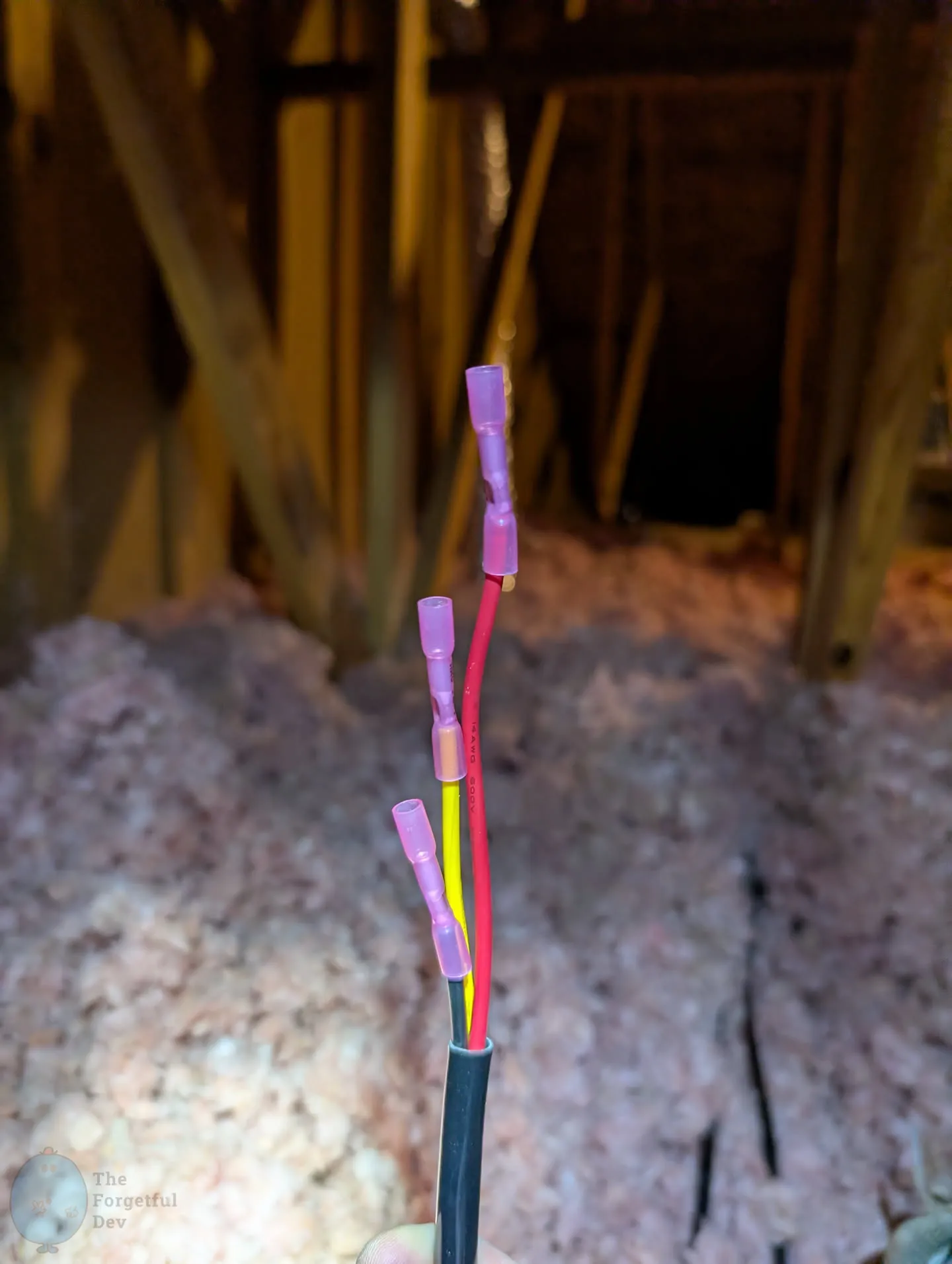 Staggered connectors